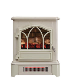 Duraflame Cream 3D Infrared Electric Fireplace Stove