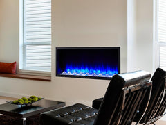 SimpliFire 43-in Scion Linear Built-In Electric Fireplace