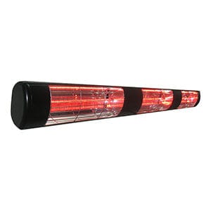 Victory Lighting 4500W Infrared Patio Heater w/ Gold Lamp in Black