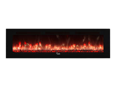 Caesar Fireplace 102-In Wall Mount Electric Fireplace w/ Back-lighting