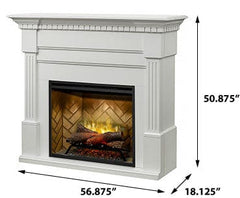 Christina BuiltRite Fireplace Mantel in White (Mantel ONLY)