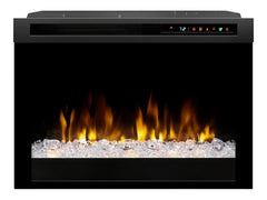 Dimplex 26-in Multi-Fire XHD Pro Plug-In Electric Fireplace with Acrylic Ice & Driftwood