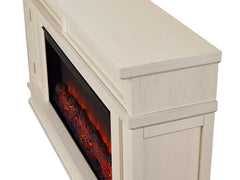 Torrey Infrared Electric Fireplace Mantel Package in Bone White