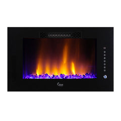 Caesar Fireplace 30-In Wall Mount Electric Fireplace