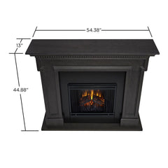 Thayer Electric Fireplace Mantel Package in Grey