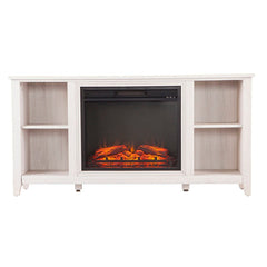 Parkdale Electric Fireplace Media Console in White