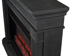 Beau Infrared Electric Fireplace Mantel Package in Grey