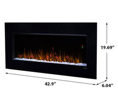 Dimplex 43-In Nicole Wall Mount Electric Fireplace